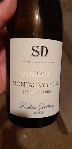 Burgundy Not Specified Premier Cru Sandrine Delétang et Fils Les Deux Terres 2021