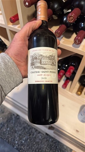 Bordeaux Saint-Julien Grand Cru Château Saint Pierre 2010