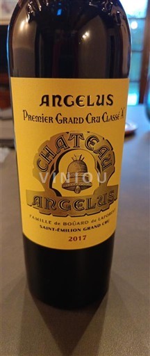 Bordeaux Saint-Émilion Grand Cru Premier Grand Cru Classé A Angélus 2017
