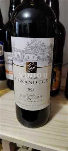 Bordeaux Blaye-Côtes-de-Bordeaux Château Le Grand Fort 2023