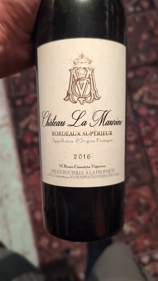 Bordeaux Bordeaux Supérieur Château La Maurine 2016