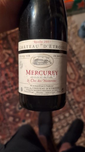 Borgoña Mercurey ETROYES Le Clos des Noiterons 2017