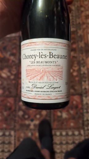 Burgundija Chorey-lès-Beaune Domaine Daniel Laget Les Beaumonts 2016