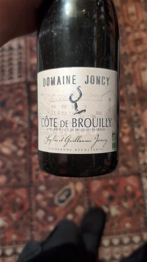 Beaujolais Côte-de-brouilly Domaine Joncy 2020
