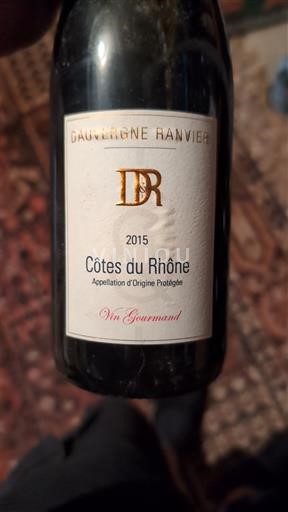 Thung lũng Rhône Côtes-du-rhône Dauvergne Ranvier Vin Gourmand 2015