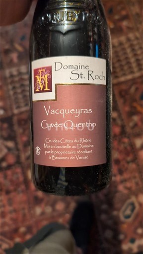 Rhône-dalen Vacqueyras Domaine St Roch Quentho 2019