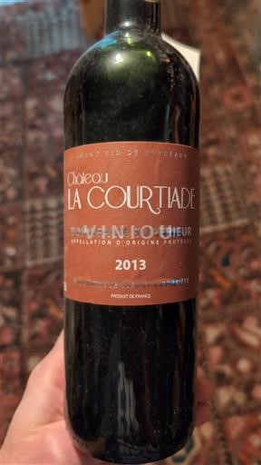 Bordeaux Bordeaux Supérieur Château La Courtiade 2013