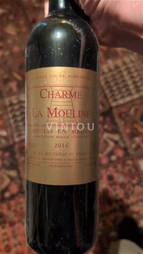 Bordeaux Moulis-en-Médoc Charme de La Mouline 2016
