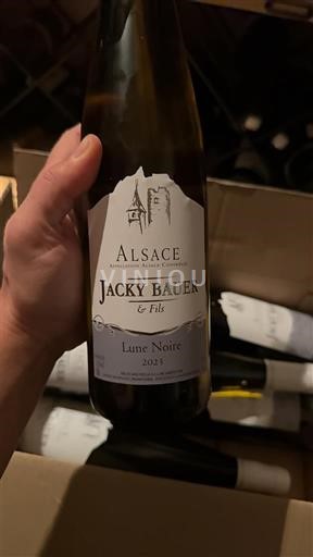 Rượu vang Blanc sec Lune Noire Jacky Bauer & Fils 2023 Pháp Alsace Vin de France Grand Cru