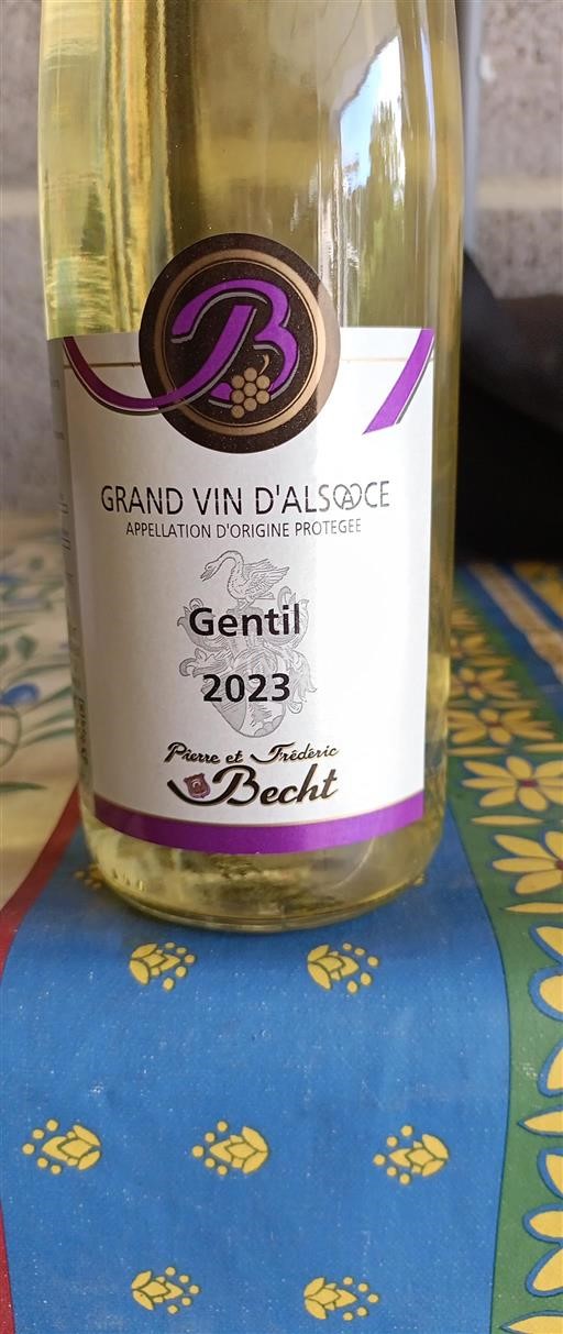 Alzacija Château Pierre et Frédéric Becht Gentil 2023