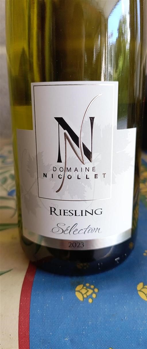 Alsace Domaine Nicollet Riesling Sélection 2023