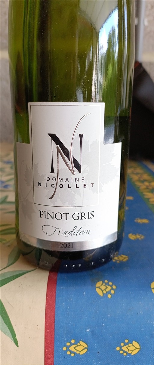 Alsace Domaine Nicollet Pinot Gris Tradition 2021