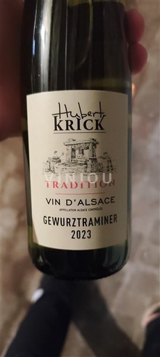 Alsacia Hubert Krick Tradition 2023