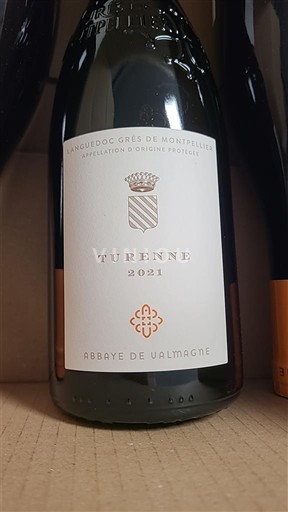 Wijnen Rouge sec Turenne Abbaye de Valmagne 2021 Frankrijk Languedoc Niet gespecificeerd AOC