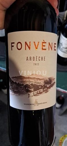 Alpes và các vùng Rhodanien Ardèche Vignerons Ardéchois Fonvène 2022