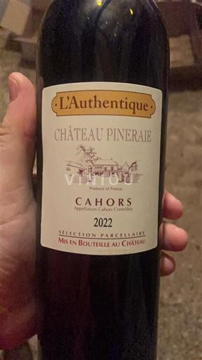 Sud-Ovest Cahors Château Pineraie L'Authentique 2022