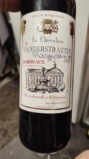 Bordeaux Le Chevalier Vanderstraeten 2018