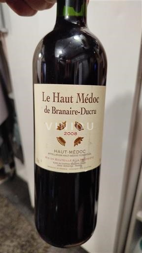 Bordeaux Haut-Médoc Branaire Ducru Le Haut Médoc 2008