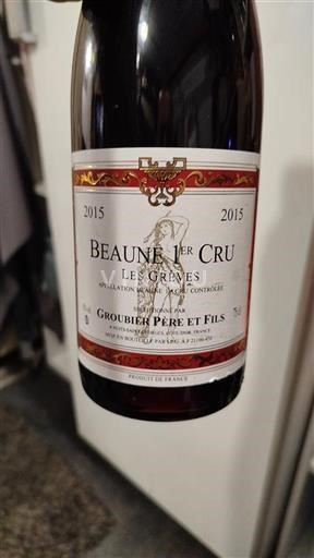 Burgundy Not Specified Premier Cru Groubier Père et Fils Les Grèves 2015