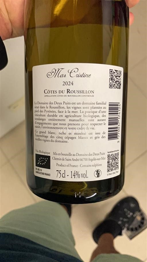 Roussillon Côtes-du-Roussillon Mas Cristine Mas Cristine 2024
