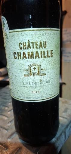 Burdeos Côtes-de-bourg Château Chamaillé 2014