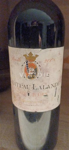 Bordeaux Saint-Julien Château Lalande 2003