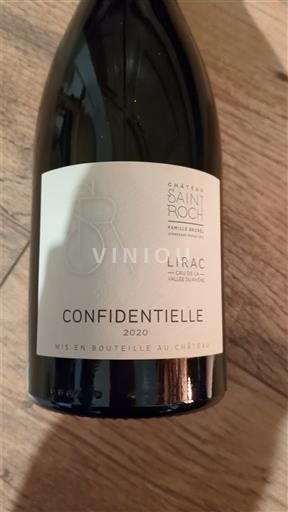 Rhônedalen Lirac Château Saint Roch Confidentielle 2020