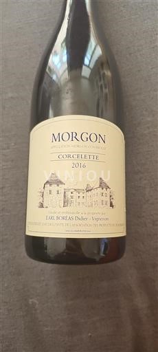 Beaujolais Morgon EARL BORÉAS Didier Corcelette 2016