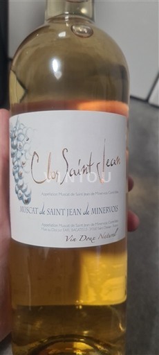 Langvedok Muškat Saint-Jean-de-Minervois Clos Saint Jean Neleten.