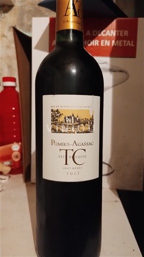Bordeaux Haut-Médoc Château Pomies-Agassac Tête de 2013