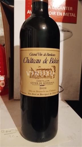 Bordeaux Castillon-côtes-de-bordeaux Château Belcier 2020