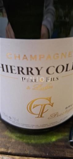 Champaña Champán Thierry Collin Prestige Sin añada
