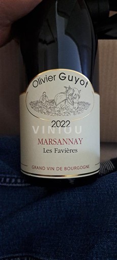 Bourgogne Marsannay Olivier Guyot Les Favières 2022