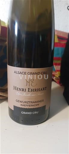 Alsace Määrittelemätön Grand Cru Henri Ehrhart Gewurztraminer Kaefferkopf 2023