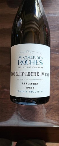 Burgundi Pouilly-loché Premier Cru Au Coeur des Roches Les Mûres 2024