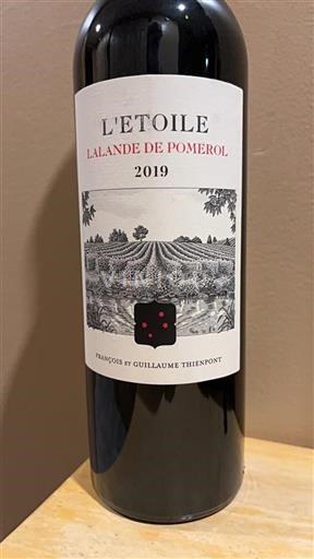Burdeos Lalande-de-Pomerol L'Etoile 2019