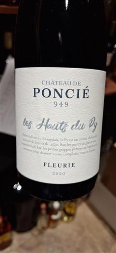 Beaujolais Fleurie Château Poncié Les Hauts du Py 2020