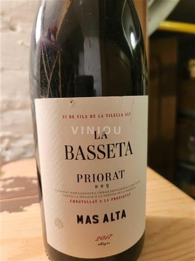 Katalonien Priorat Mas Alta La Basseta 2017