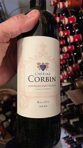 Bordeaux Montagne-saint-émilion Château Corbin 2020