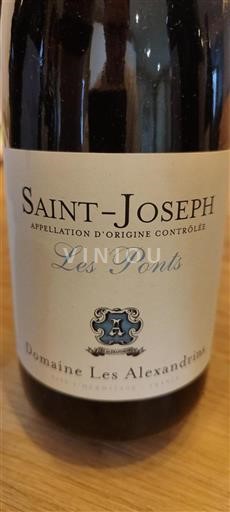 Valle del Ródano Saint-Joseph Les Alexandrins Les Ponts 2020