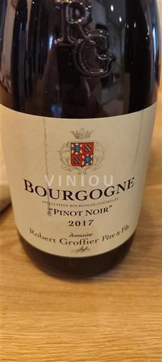 Bourgondië Bourgogne Domaine Robert Groffier Père & Fils Pinot Noir 2017