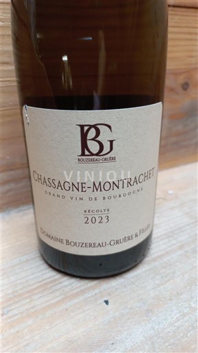 Bourgogne Chassagne-Montrachet Domaine Bouzereau-Gruère & Filles 2023