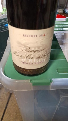 Burgundi Beaunen Ylämaat Domaine Joseph Lafarge Vieilles Vignes 2016