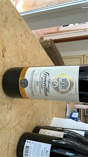 Bordeaux Médoc Château Gemeillan Cru bourgeois 2012