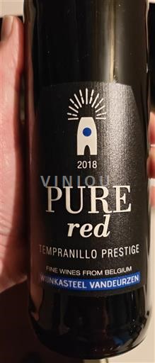 Flandre Wijndomein Vandeurzen PURE red Tempranillo Prestige 2018