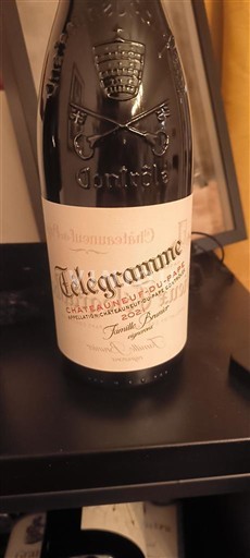 Valle del Ródano Châteauneuf-du-Pape. Vieux télégraphe Télégramme 2021