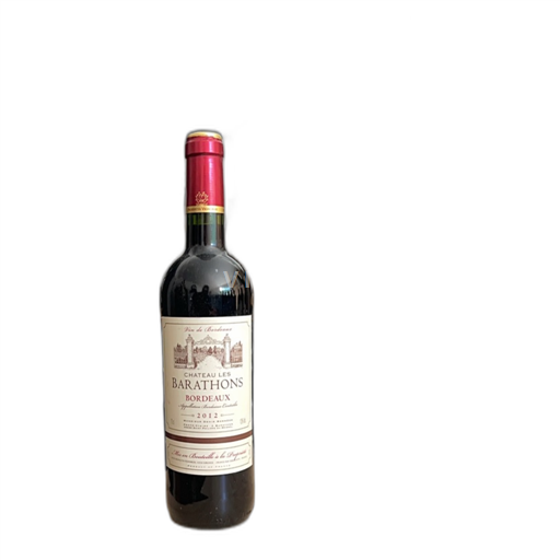 Bordeaux Ni doloceno Château Les Barathons 2012