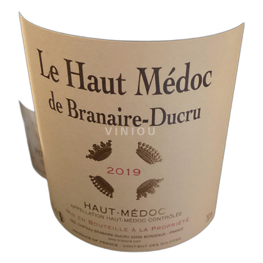 Bordeaux Haut-Médoc Branaire Ducru 2019