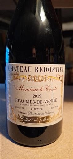 Rhônevallei Beaumes de Venise Château Redortier Monsieur le Comte 2019
