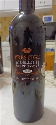 Burdeos Blaye-Côtes de Burdeos Château Petit Boyer Prestige 2023
